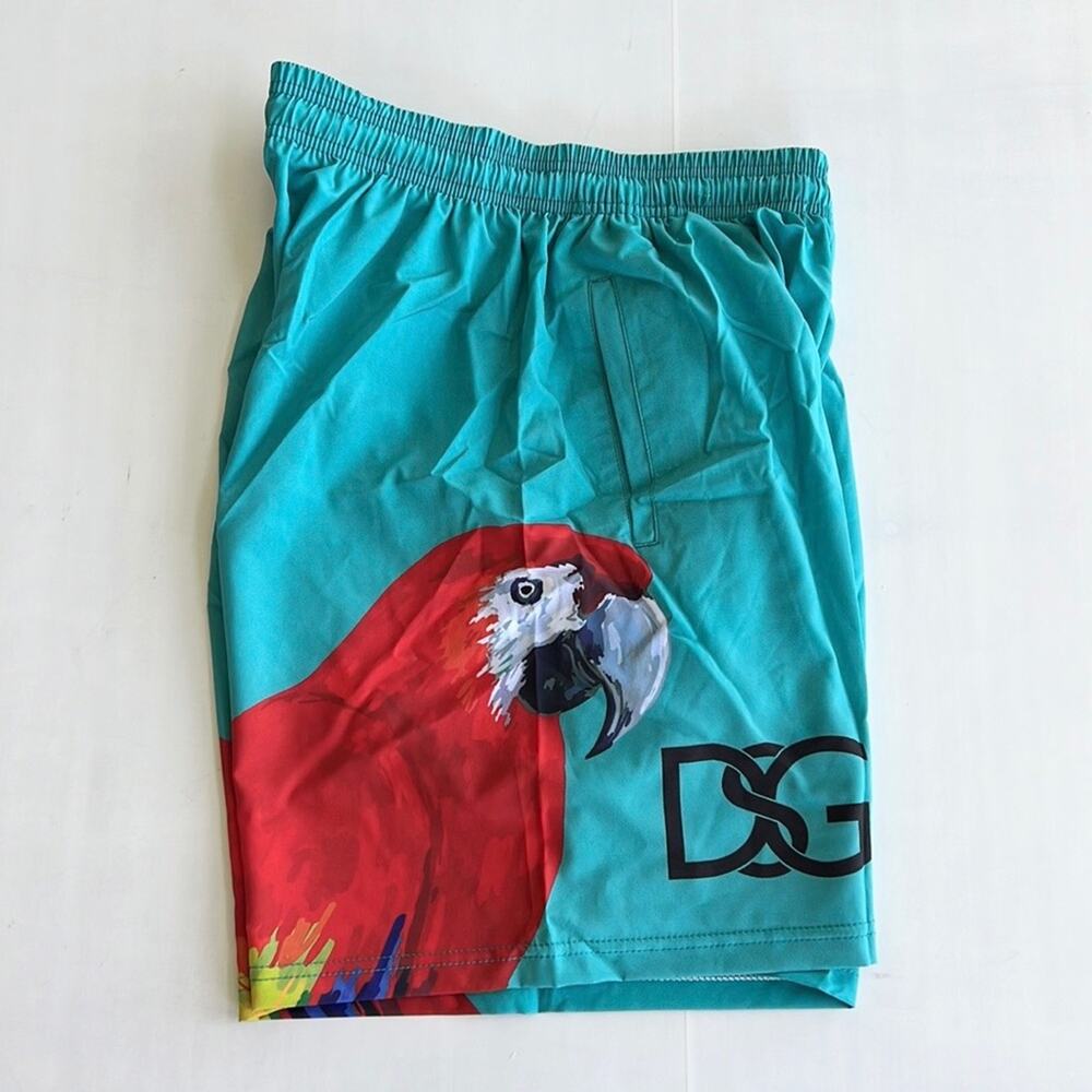 New DSG (Danny Swift Garcia) Blue Parrot Swim Trunks Men’s SIZE 2XL